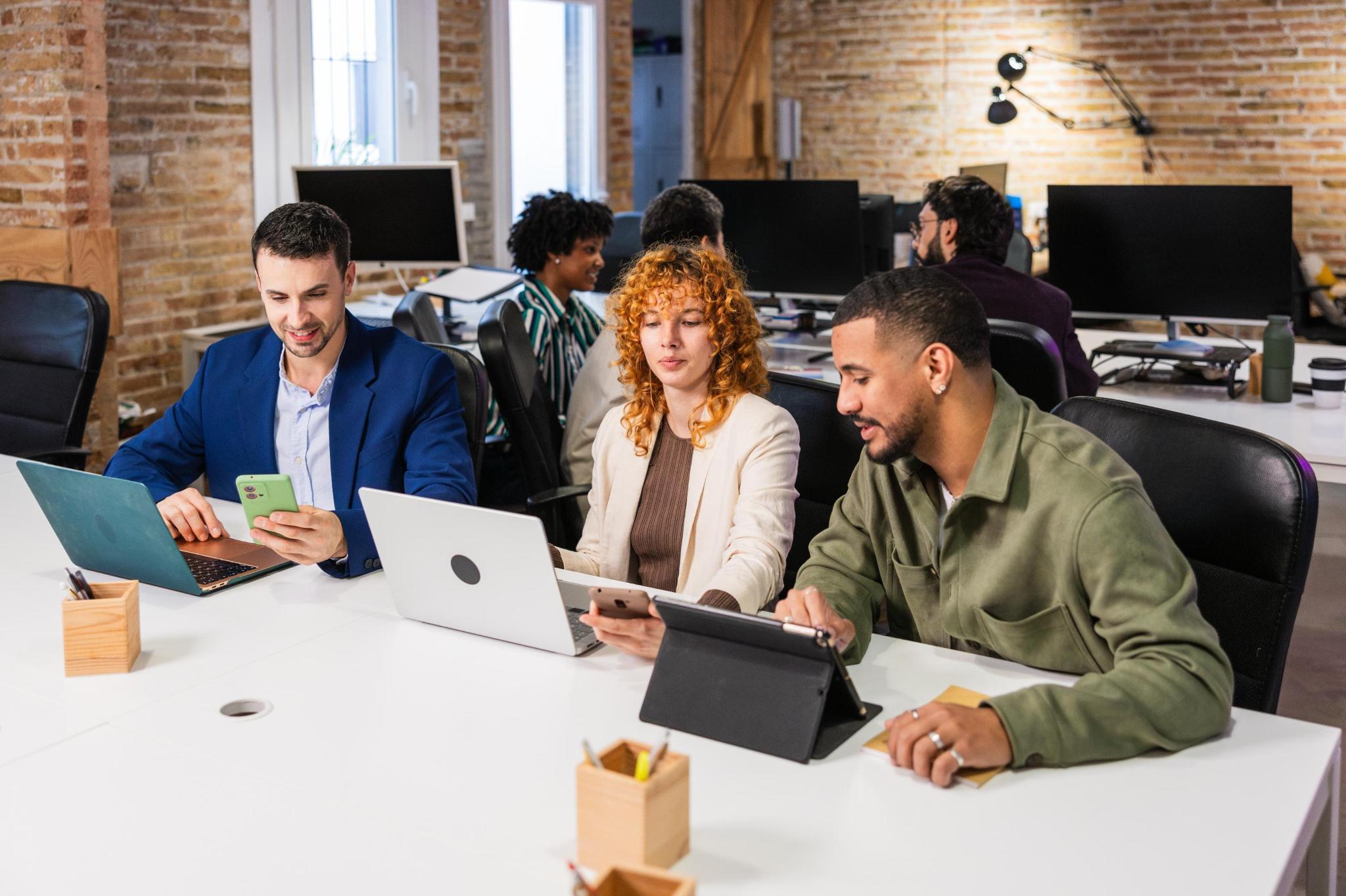 Équipe en formation IA